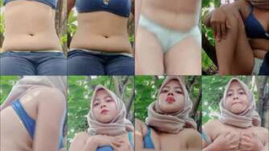 JILBAB COLM3K DI KEBUN PART 1 bokep indo terbaru