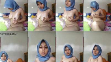 Jilbab Sangek Sampe Basah Memeknya