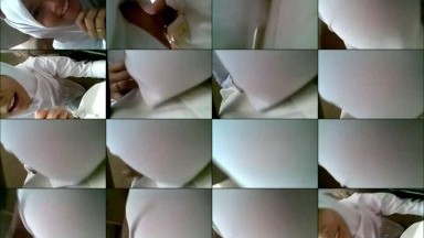 Bokep Indo-Anak SMA Jilbab manis isap kontol pacar