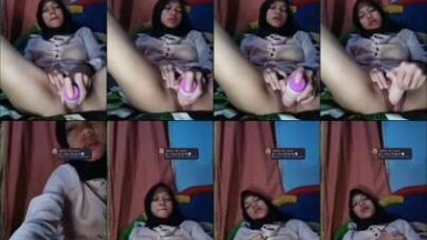 Mirna Jilbab Colmek Pake Dildo Gede Merem Melek