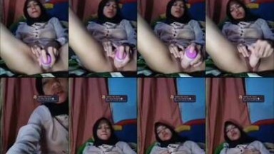 Mirna Jilbab Colmek Pake Dildo Gede Merem Melek