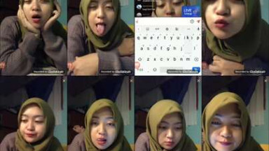 jilbab live sambil omek