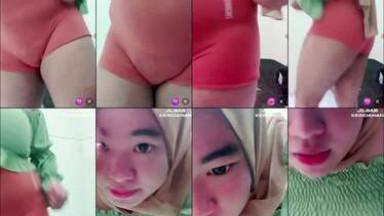 BIGO LIVE JILBAB CANTIK KEINDAHAN SEMOK BAJU KETAT CELANA WORKOUT JILBAB GUNUNG BEAUTY HIJAB 112